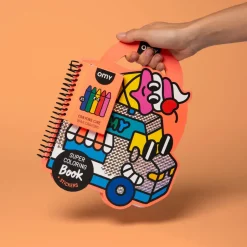 Omy Libro con pinturas y pegatinas Yummi · New