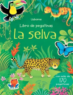 Usborne Libro de pegatinas · La Selva Hot