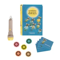 Moulin Roty Libro linterna proyector Familia de Ratoncitos ·
