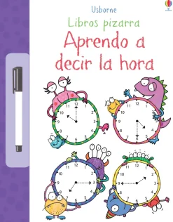 Usborne Libro Pizarra · Aprendo a decir la hora New