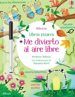 Usborne Libro Pizarra · Me divierto al aire libre Best