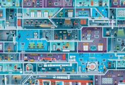 Usborne Libro Puzzle Laberintos de Espías Clearance