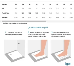 IGOR Lona Velcro Marino · Sale