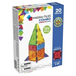 Magna Tiles Magna-T Combo + MicroMags Set 20 piezas Online