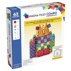 Magna Tiles Magna-T Combo + MicroMags Set 62 piezas Best