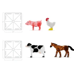 Magna Tiles Magna-T Farm Animals Set 25 piezas Online