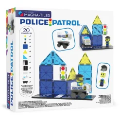 Magna Tiles Magna-T Police Patrol 20 piezas