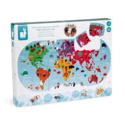 Janod Mapa del Mundo de Baño Best