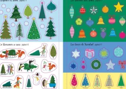 Usborne Mi pequeño libro de pegatinas brillantes · Arbolitos de Navidad Clearance