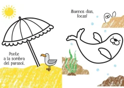 Usborne Mi pequeño libro para colorear · En la playa Best