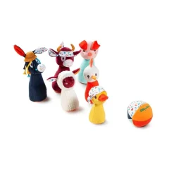Lilliputiens Mi primer juego de bolos inspirado en la granja Discount