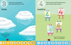 Usborne Mi primer libro de pegatinas · 1 2 3 Hot