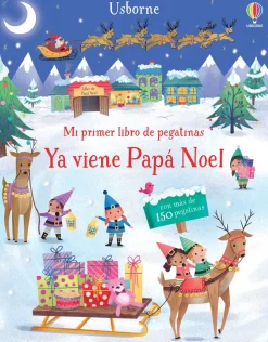 Usborne Mi primer libro de pegatinas · Ya viene Papá Noel New