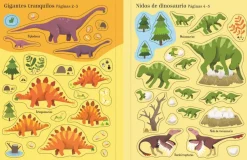 Usborne Mi primer libro de pegatinas · Dinosaurios Best