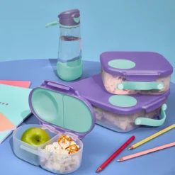 b.box Mini caja almuerzo Lilac Pop · Outlet