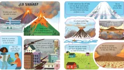 Usborne ¡Mira Debajo! Volcanes y Terremotos New