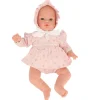 Monnëka Muñeco Helena con Vestido Pink Flowers New