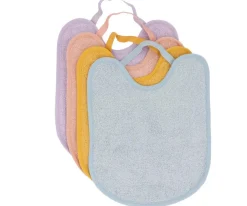 Tutete Pack 4 Baberos Rizo Blue/Mustard/Rosa/Malva · Tutte Clearance