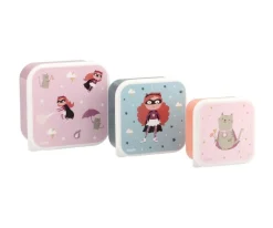Tutete Pack 3 Cajas Almuerzo Fantastic Girl Best