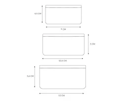Tutete Pack 3 Cajas Almuerzo Little Red