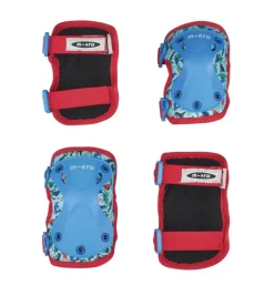 Micro Pack Rodilleras y coderas Dinosaurio Talla S New