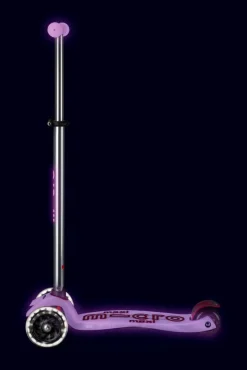 Micro Patinete Maxi Deluxe Glow LED · Lila Sale