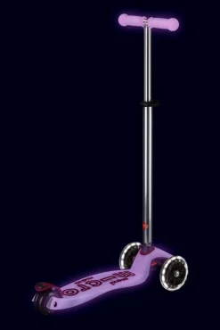 Micro Patinete Maxi Deluxe Glow LED · Lila Sale