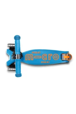 Micro Patinete Maxi Deluxe LED · Azul Caribe Best