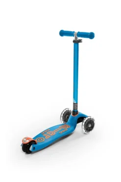 Micro Patinete Maxi Deluxe LED · Azul Caribe Best