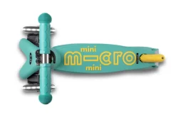 Micro Patinete Mini Deluxe ECO LED · Menta Hot