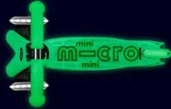 Micro Patinete Mini Deluxe Glow LED · Verde Lima Online