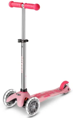 Micro Patinete Mini Deluxe Glow LED · Rosa Discount
