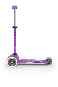 Micro Patinete Mini Deluxe LED · Lila New