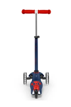 Micro Patinete Mini Deluxe LED · Azul/Rojo New