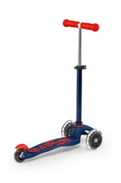 Micro Patinete Mini Deluxe LED · Azul/Rojo New