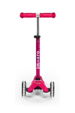 Micro Patinete Mini Deluxe LED · Rosa Online