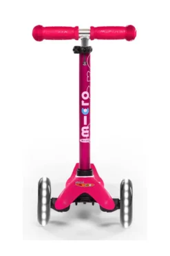 Micro Patinete Mini Deluxe LED · Rosa Online