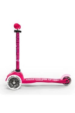 Micro Patinete Mini Deluxe LED · Rosa Online