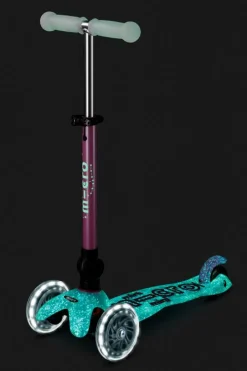 Micro Patinete Mini Deluxe Plegable Orion LED · Rosa Best