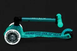 Micro Patinete Mini Deluxe Plegable Orion LED · Azul Best