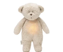 Moonie Peluche Luz-Sonido Oso Orgánico 2.0 Sand Natur