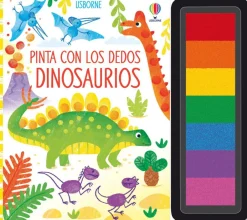 Usborne Pinta con los dedos · Dinosaurios Clearance