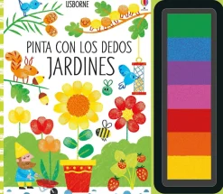 Usborne Pinta con los dedos · Jardines Best