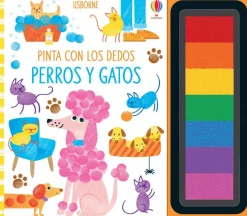 Usborne Pinta con los dedos · Perros y Gatos New