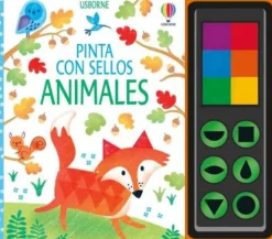 Usborne Pinta con sellos · Animales Hot