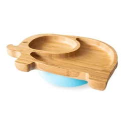 Eco Rascals Plato Bamboo Elefante Outlet