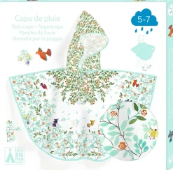 Djeco Poncho de Lluvia · Follaje S 110-122 cm Hot