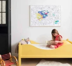 Omy Poster XL Cosmos para colorear 100x70 · Clearance