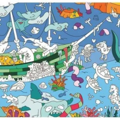 Omy Poster XL Ocean para colorear 100x70 ·