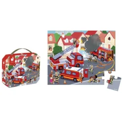 Janod Puzzle Bomberos 24 piezas · New